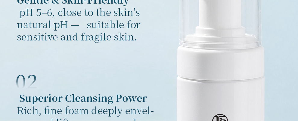Pure Moist Amino Acid Foam Cleanser Gentle Facial Care Hydrating Amino Acid Cleansing Mousse Prevent Skin Tightness After Washing