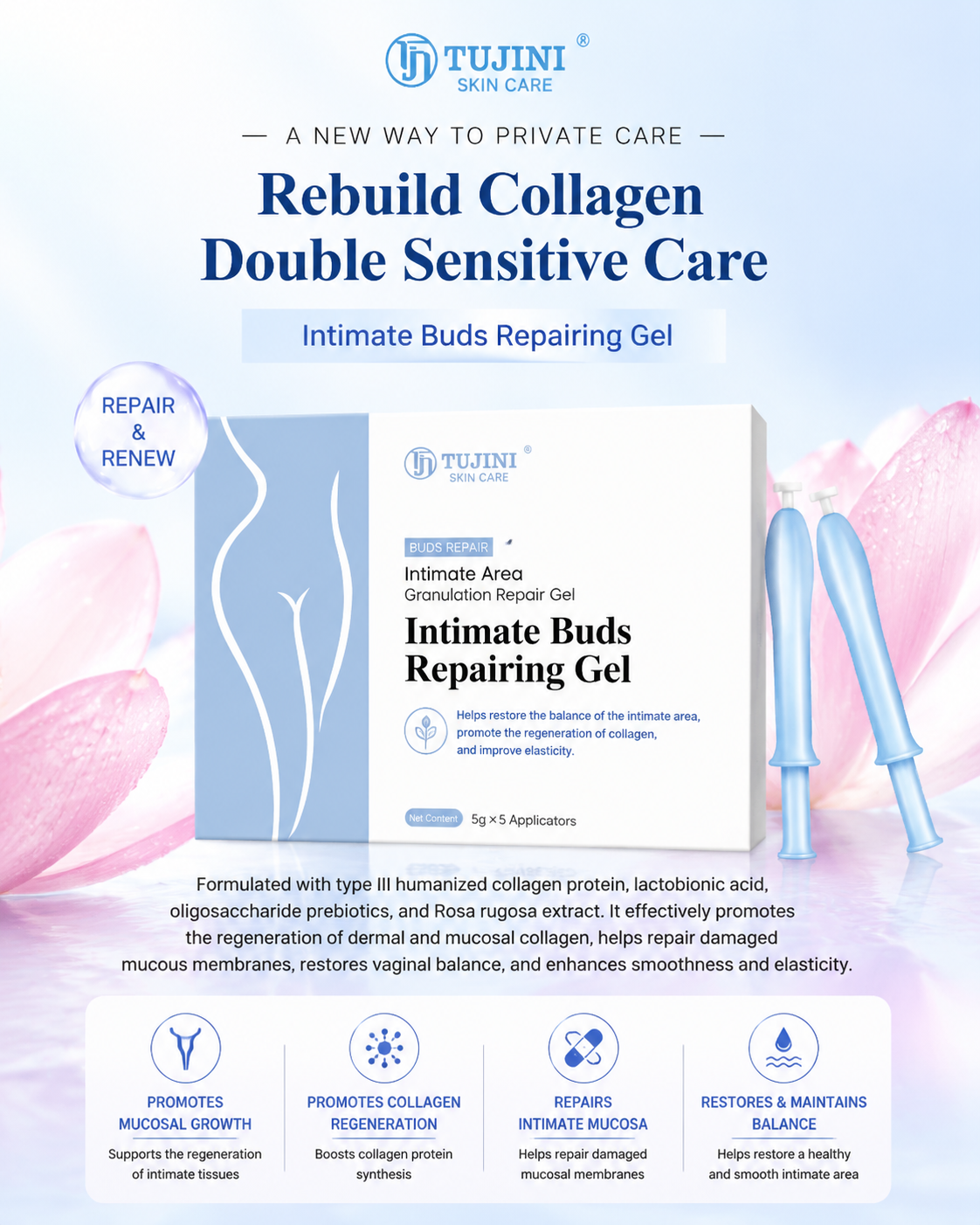 Intimate AreaGranulation Repair Gel