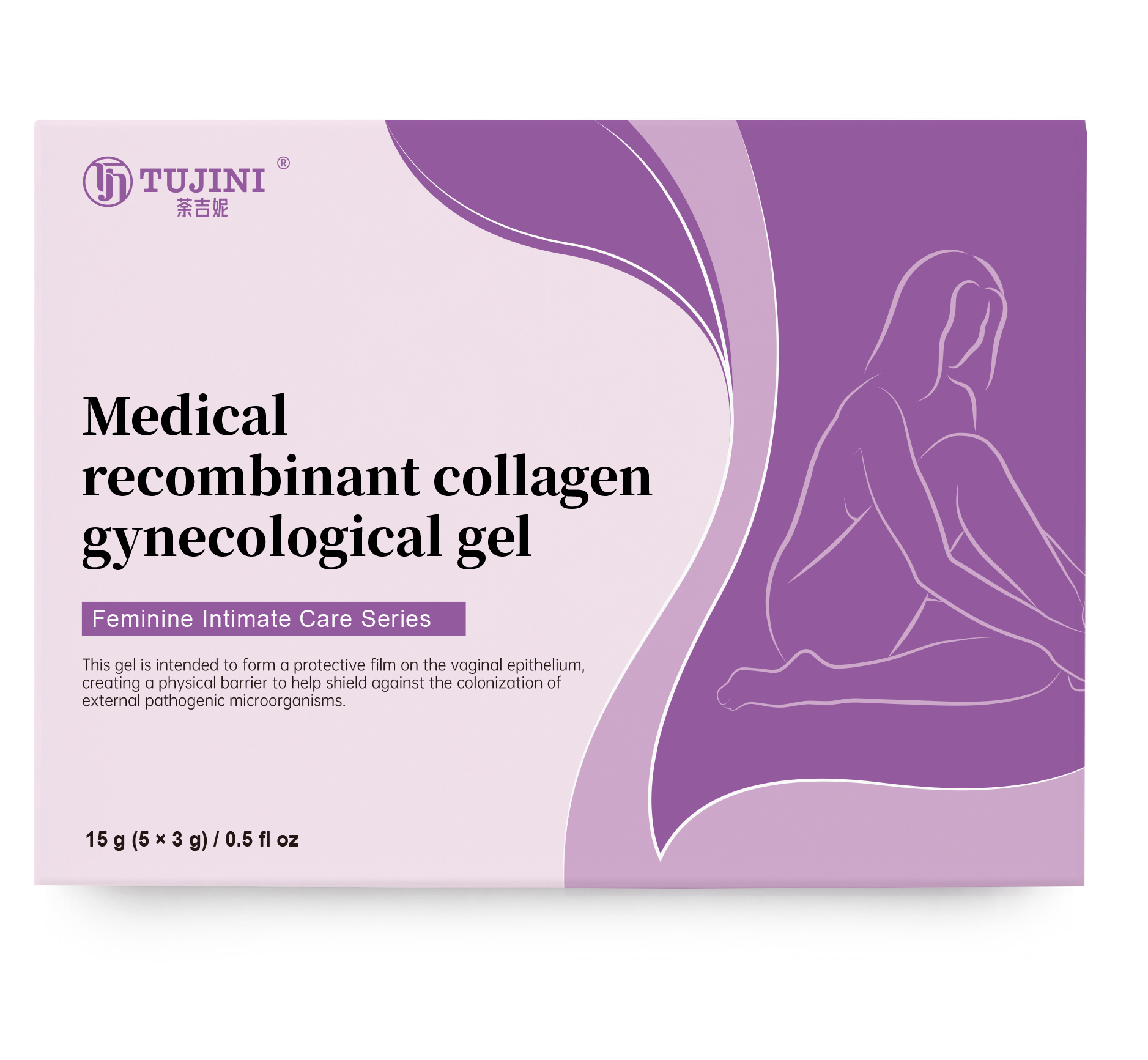 Medical recombinant collagen gynecological gel